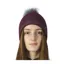 Hy Equestrian Synergy Diamante Bobble Hat in Fig
