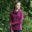 Hy Equestrian Synergy Cowl Neck Top in Fig