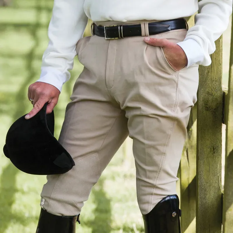 Equetech Foxhunter Hybrid Breeches in Beige-3