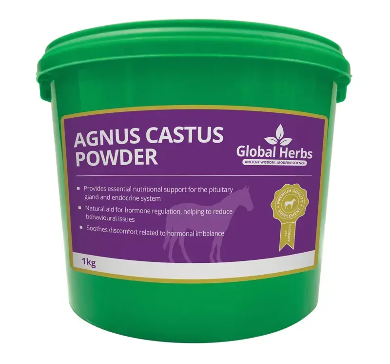 Global Herbs 1kg Agnus Castus Powder in Green