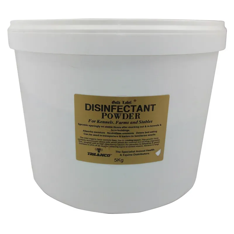 Gold Label 5kg Disinfectant Powder in Gold