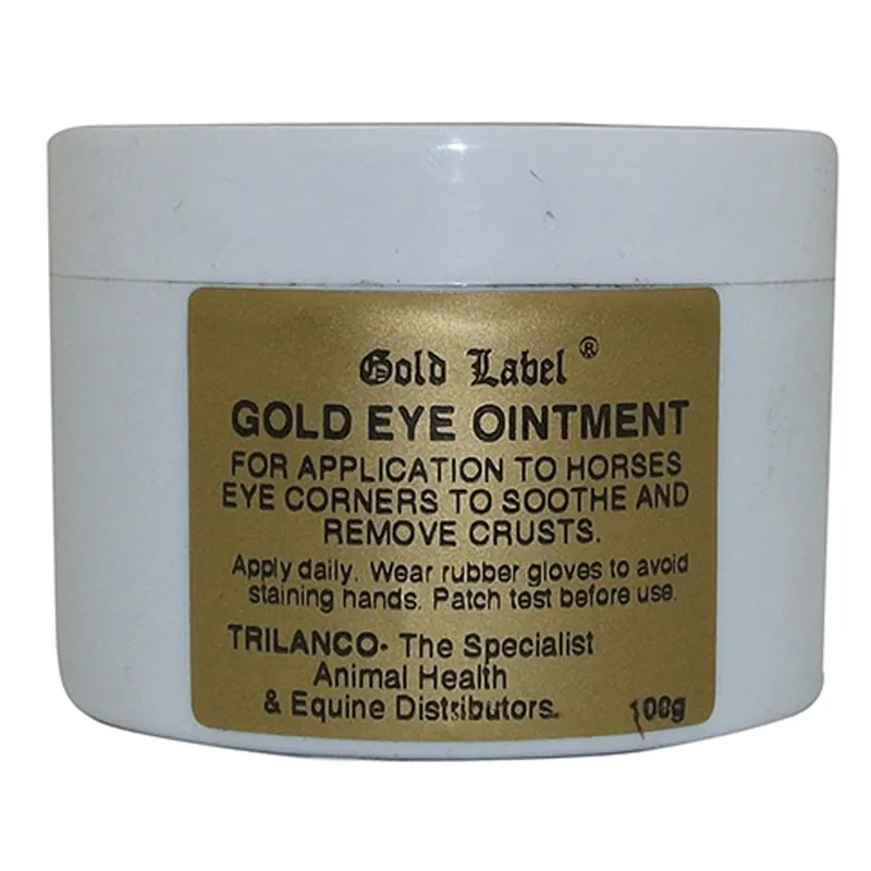 Gold Label 100g Canine Gold Eye Ointment in Gold
