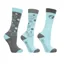Hy Equestrian Dynamizs Ecliptic 3-pack Socks in Mint/Grey