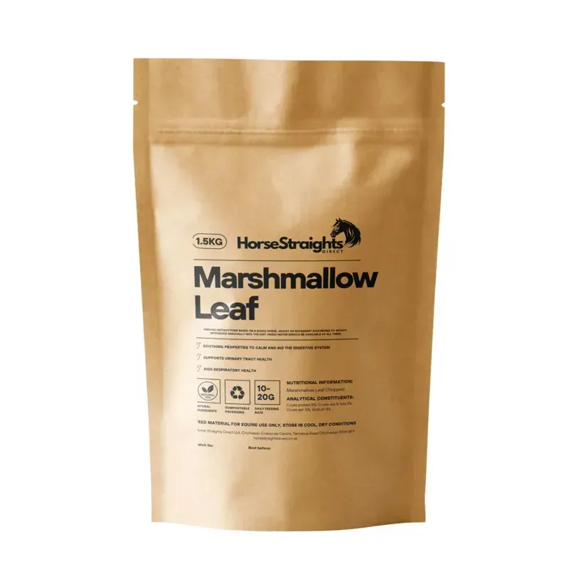 Horse Straights Direct 500 gm Marshmallow Leaf Chopped in Yellow