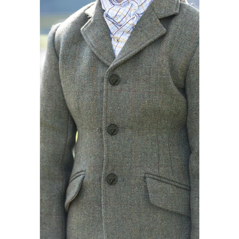 Childs Claydon Tweed  Riding Jacket -Green-24-2