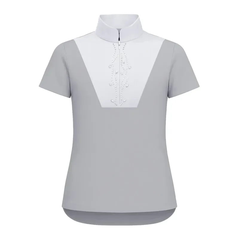 Junior Virginia Competition Shirt Dawn grey/White 28