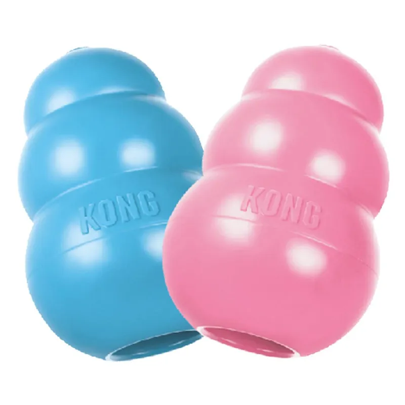 Kong Medium Puppy Classic in Pink/Blue