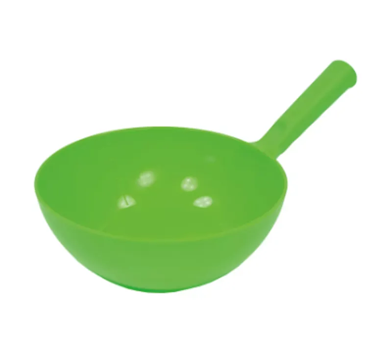 HHarold Moore Plastic Round Feed Scoop in Lime Green