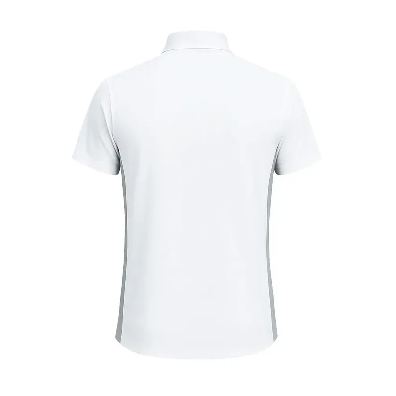 Equetech Mens Premier Competition Shirt White/Grey L-1