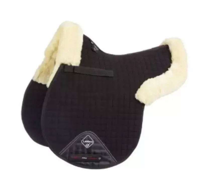 Lemieux Gp Numnah Half Lined Natural/Black Medium