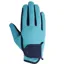 Hy Equestrian Belton Childrens Riding Gloves in Navy/Teal