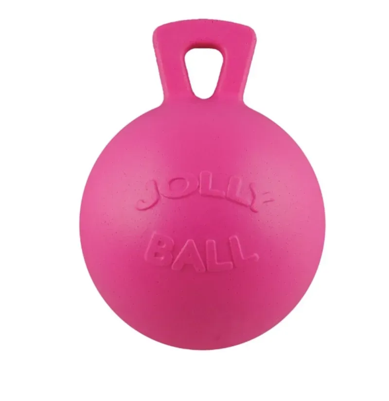 Horsemen's Pride 10-inch Jolly Ball in Bubblegum Scented Pink
