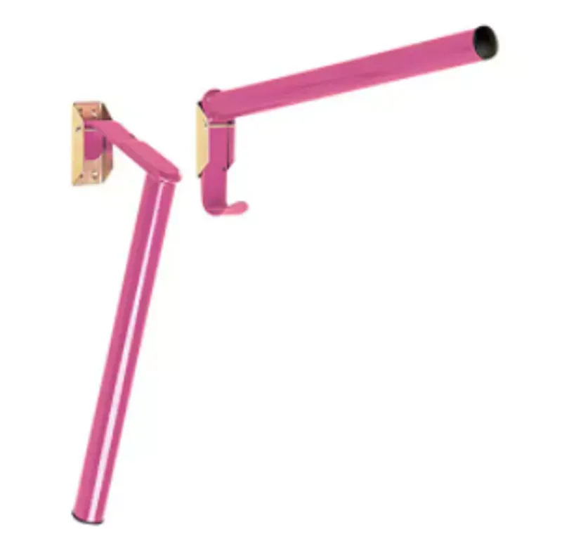 Stubbs Folding Pole Saddle Rack in Pink