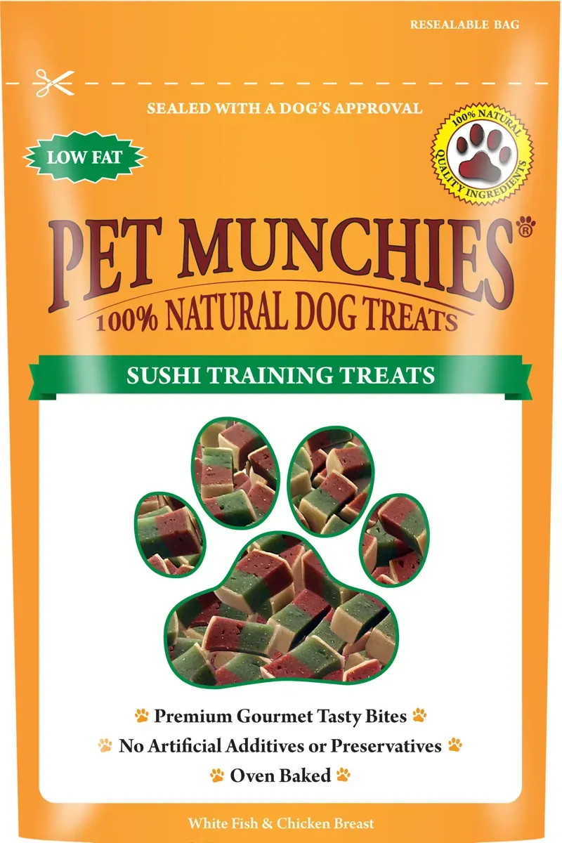 Pet Munchies 50 gm Training Treats Sushi