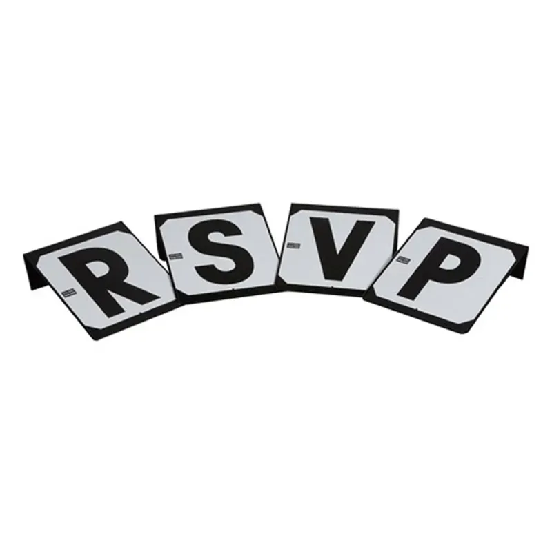 Stubbs Hook On Markers Letters RSVP-3