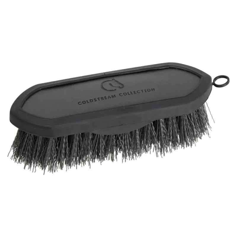 Coldstream Faux Leather Face Brush in Charcoal/Black