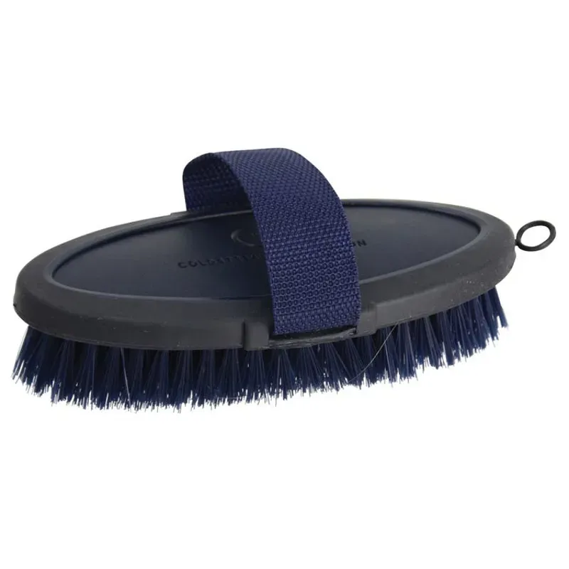 Coldstream 18.3 x 9cm Faux Leather Body Brush in Navy/Blue