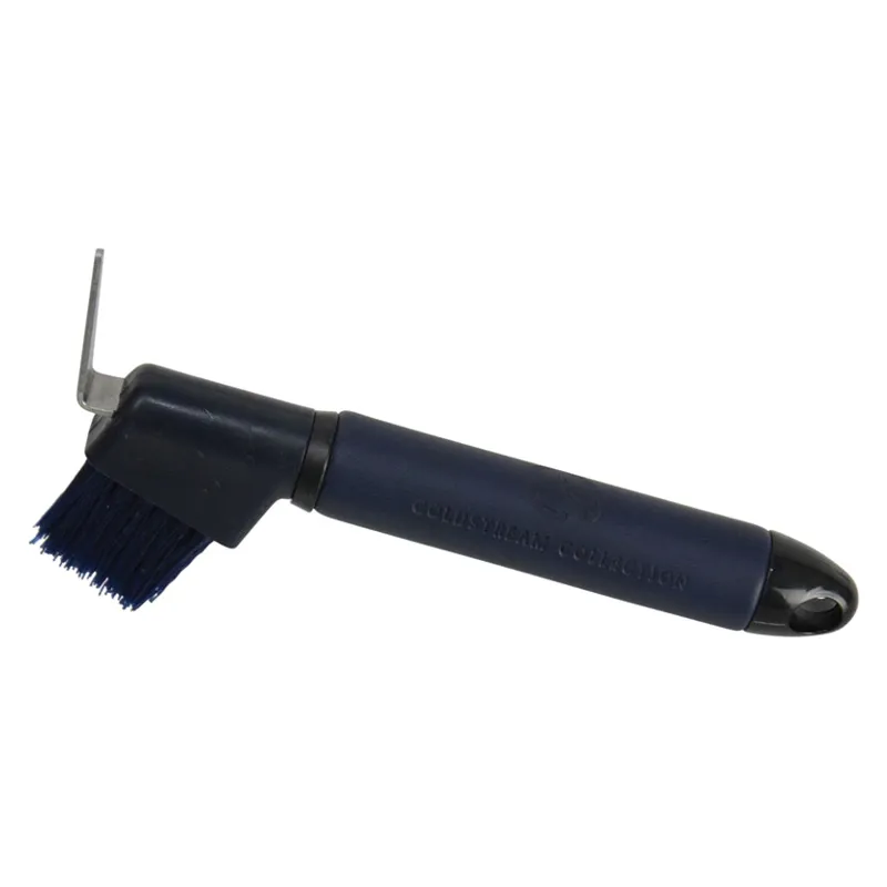 Coldstream Faux Leather Hoof Pick in Navy/Black