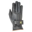 Hy Equestrian Thinsulate Leather Winter Gloves in Black/Tan