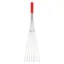 Faulks and Company Big Tidee Metal Rake in Red