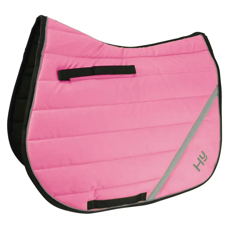 Hy Equestrian Reflector Comfort Pad in Pink