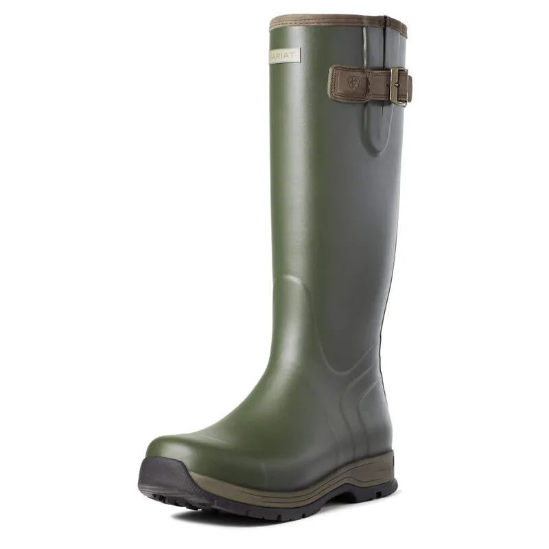 Ariat Mens Burford Rubber Boot Olive Night