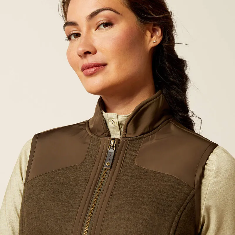 Ariat Wms Millbrae Vest Earth-3