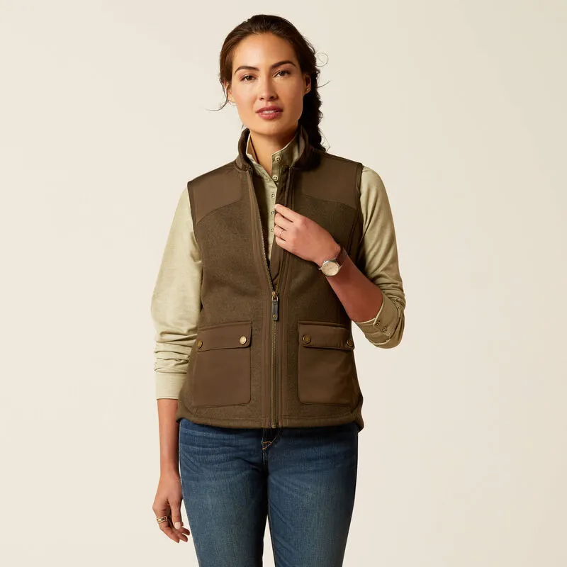 Ariat Wms Millbrae Vest Earth