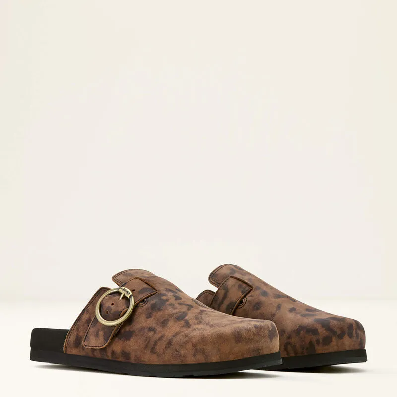 Ariat WMS Country Mule Leopard Suede