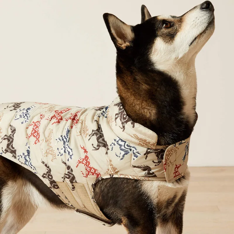 Ariat Pup Puffer Painted Ponies Print-1