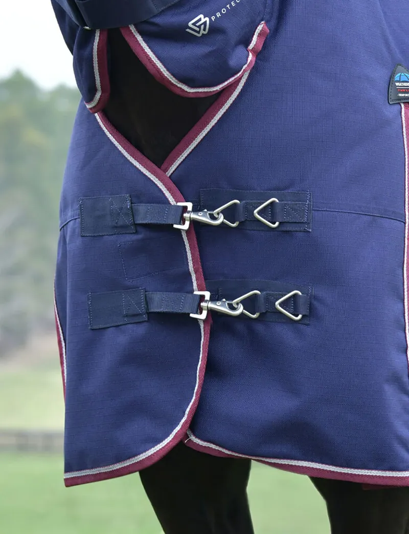 Weatherbeeta Comfitec Essential Turnout Combo 220G Navy/Burgundy-6