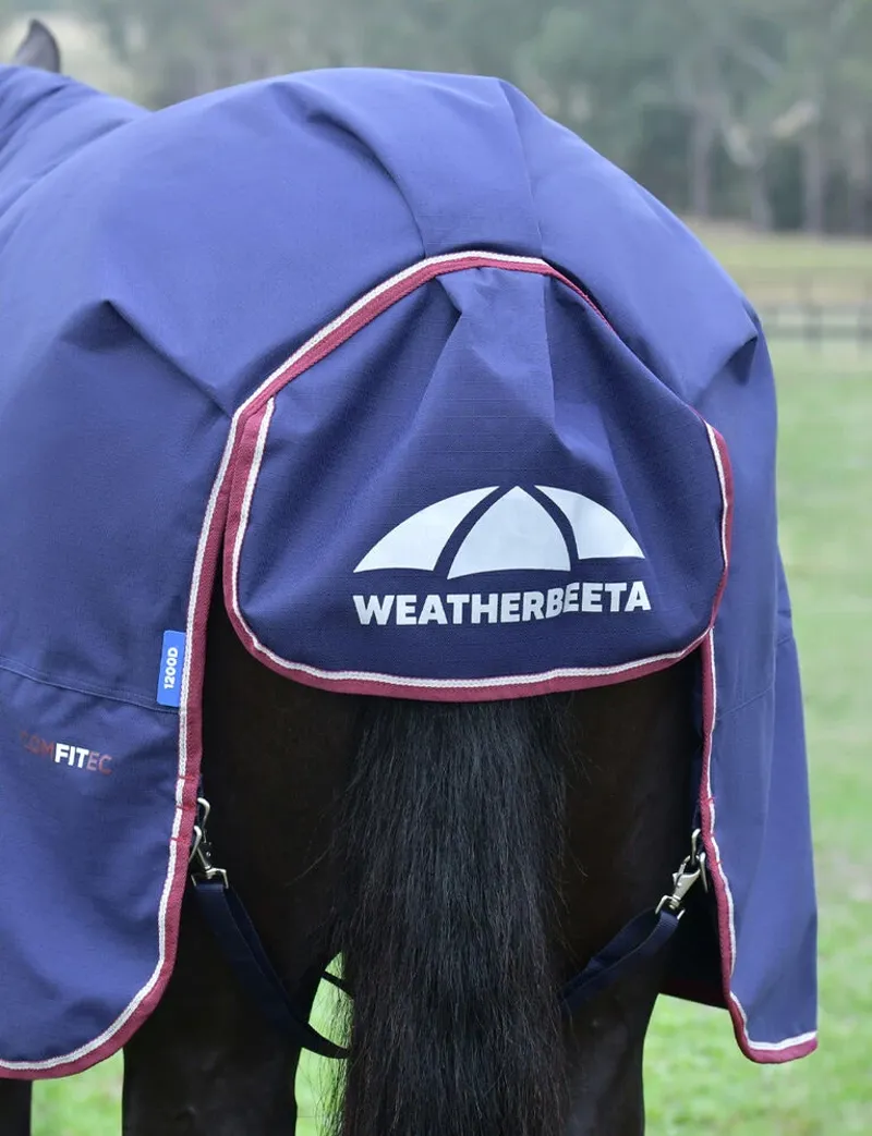 Weatherbeeta Comfitec Essential Turnout Combo 220G Navy/Burgundy-2