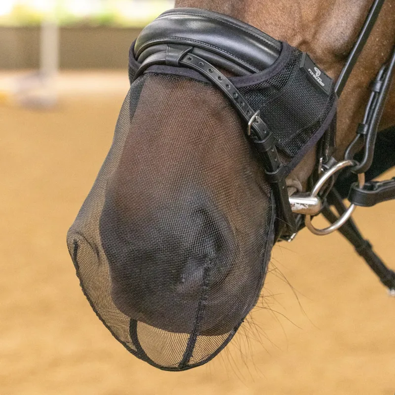 FlyGuard Pro Bridle Nose Net BLACK