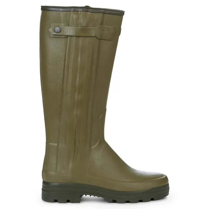 Le Chameau Mens Chasseur Neoprene Lined Boot Vert Vierzon