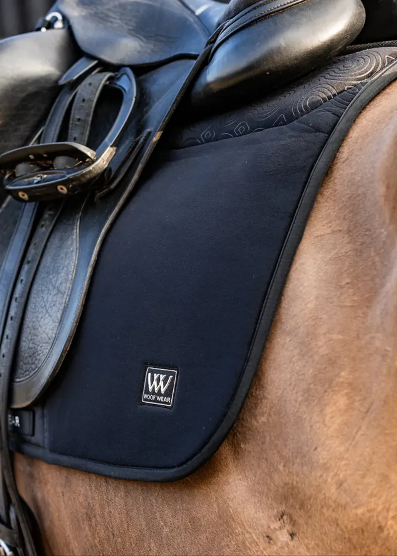 WW Elite Comfort Plus Saddle Pad Black Dressage-1