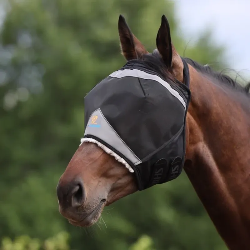FlyGuard Pro Fine Mesh Earless Fly Mask JET