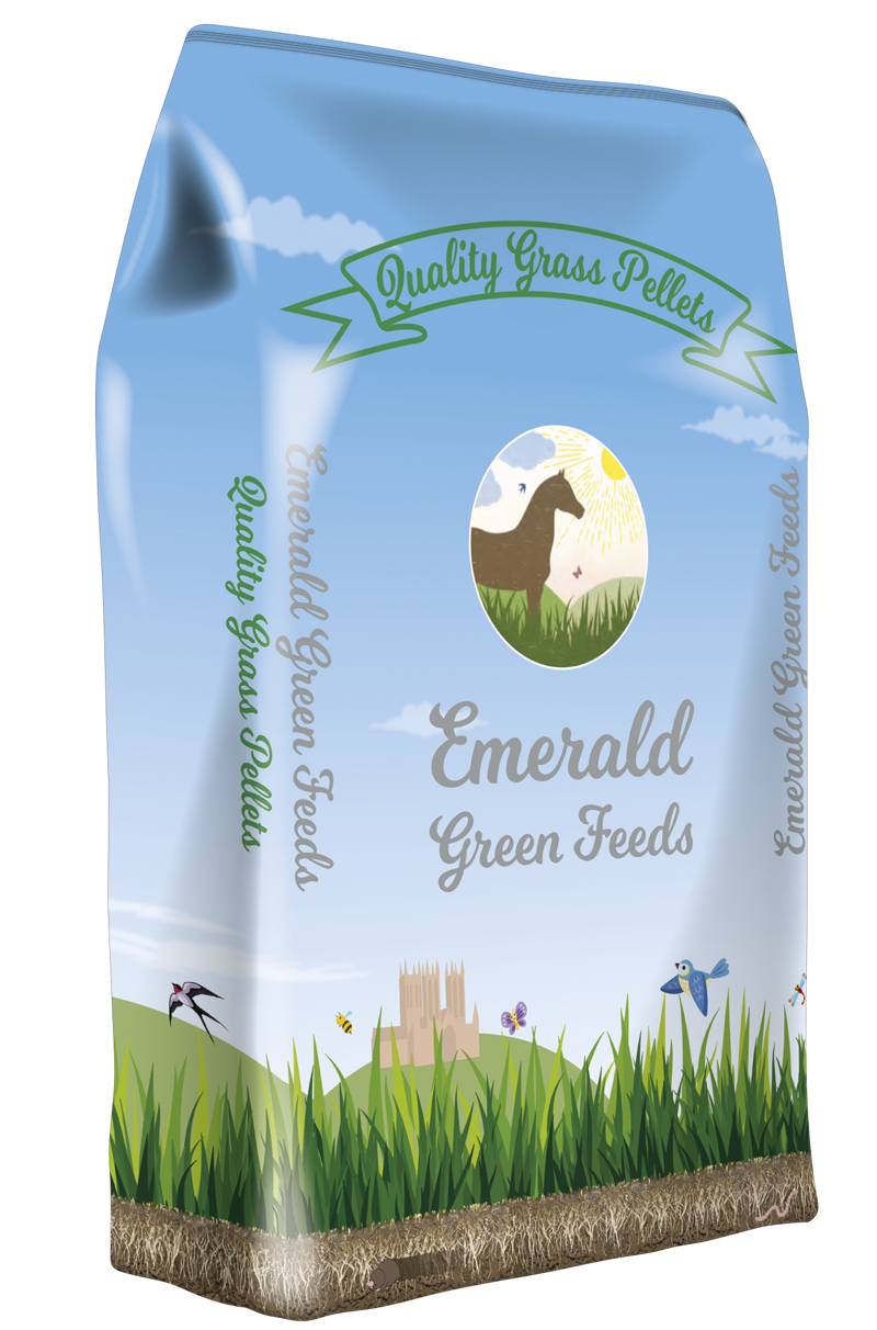 Emerald Green Grass Pellets