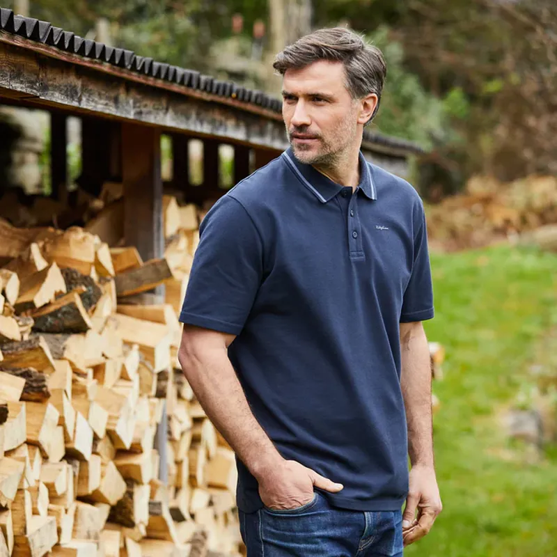 Ridgeline Mens Kilworth Polo Top Navy