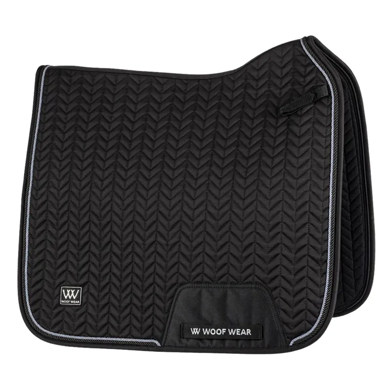 Woof Wear Herringbone Saddle Pad DR Black
