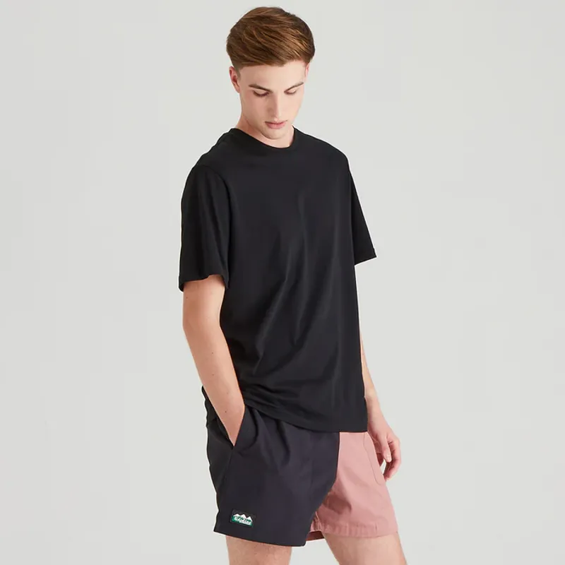 Ridgeline Mens Hose Down Short Black/Dusky Pink