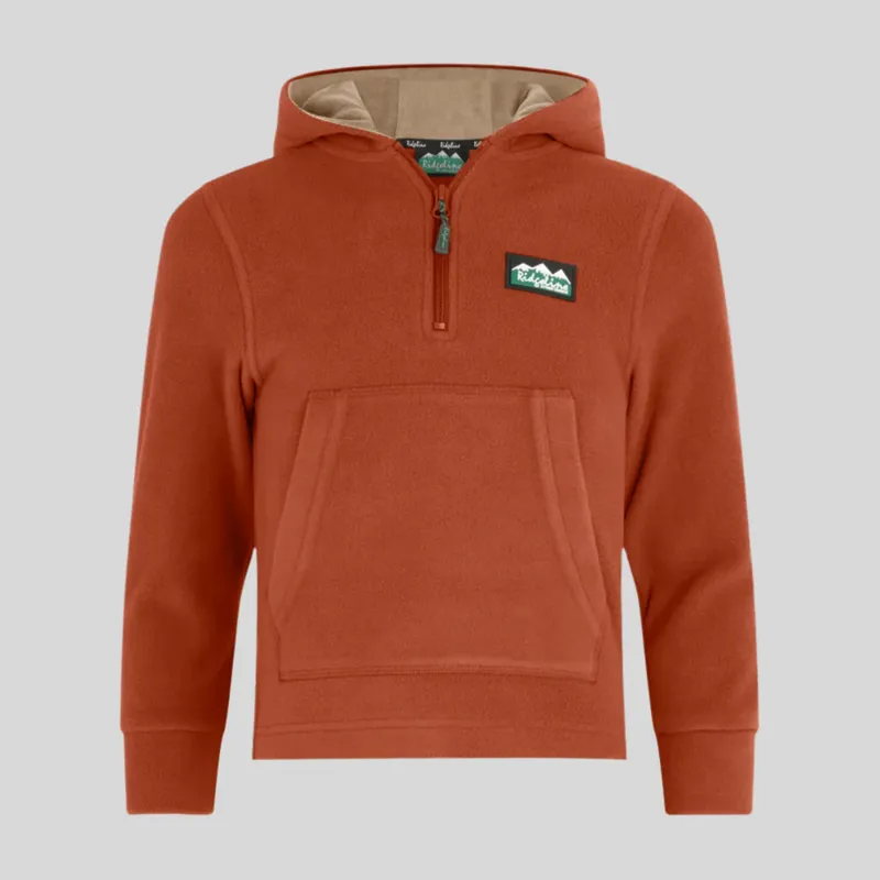 Ridgeline Kids Ballistic Long Sleeved Hoodie Russet