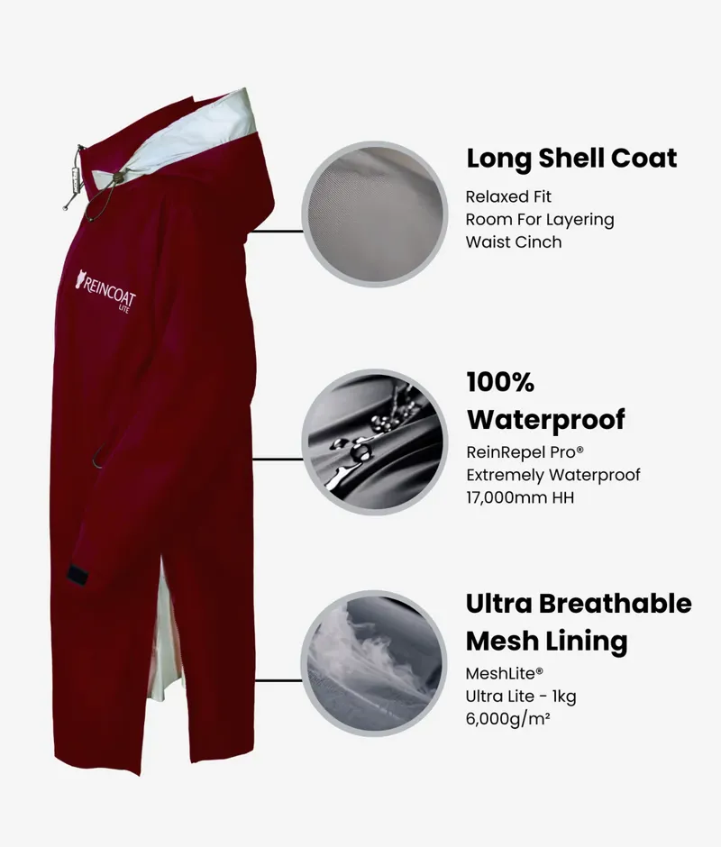 Reincoat Lite Adult Burgundy-1