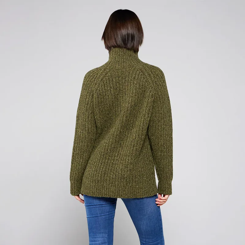 Toggi Ruislip Chunky Knit Sweater Olive-2