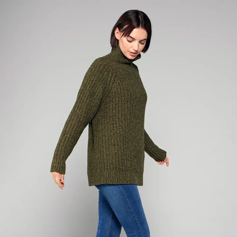 Toggi Ruislip Chunky Knit Sweater Olive-1
