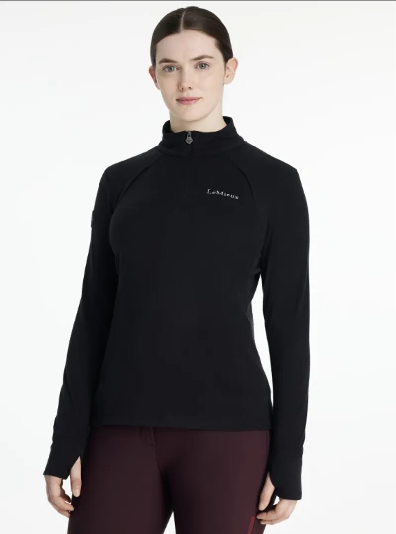 Lemieux Frances Quarter Zip Fleece Black