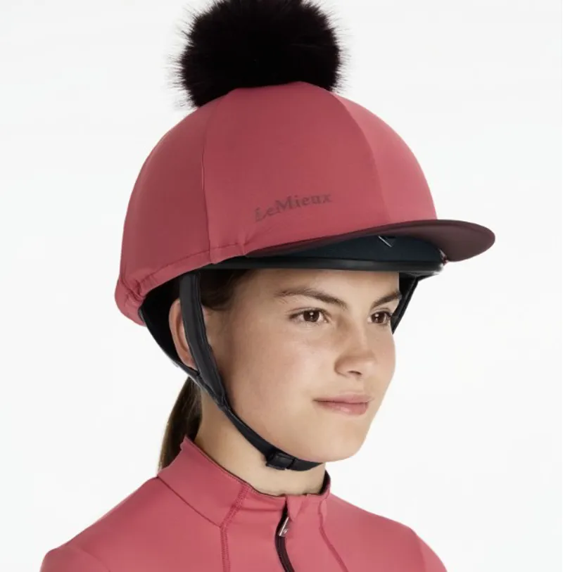 Lemieux Classique Pom Hat Silk Cranberry