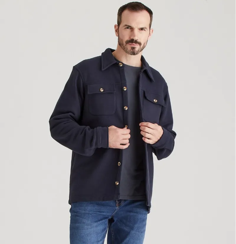 Ridgeline Mens Burnham Work Shirt Navy