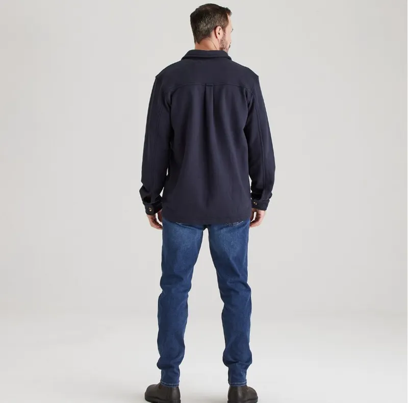 Ridgeline Mens Burnham Work Shirt Navy-3