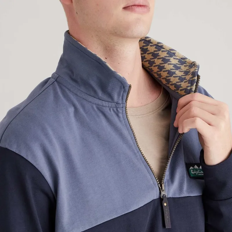 Ridgeline Mens Salthouse Zip Top Navy Multi-3