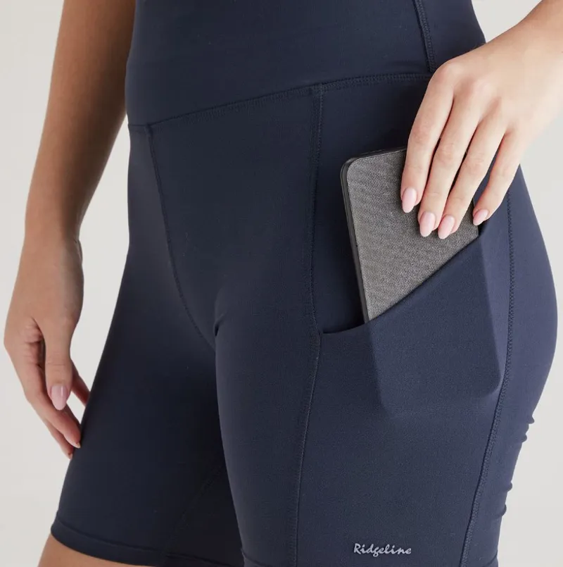 Ridgeline Womens Infinity Short Navy-1